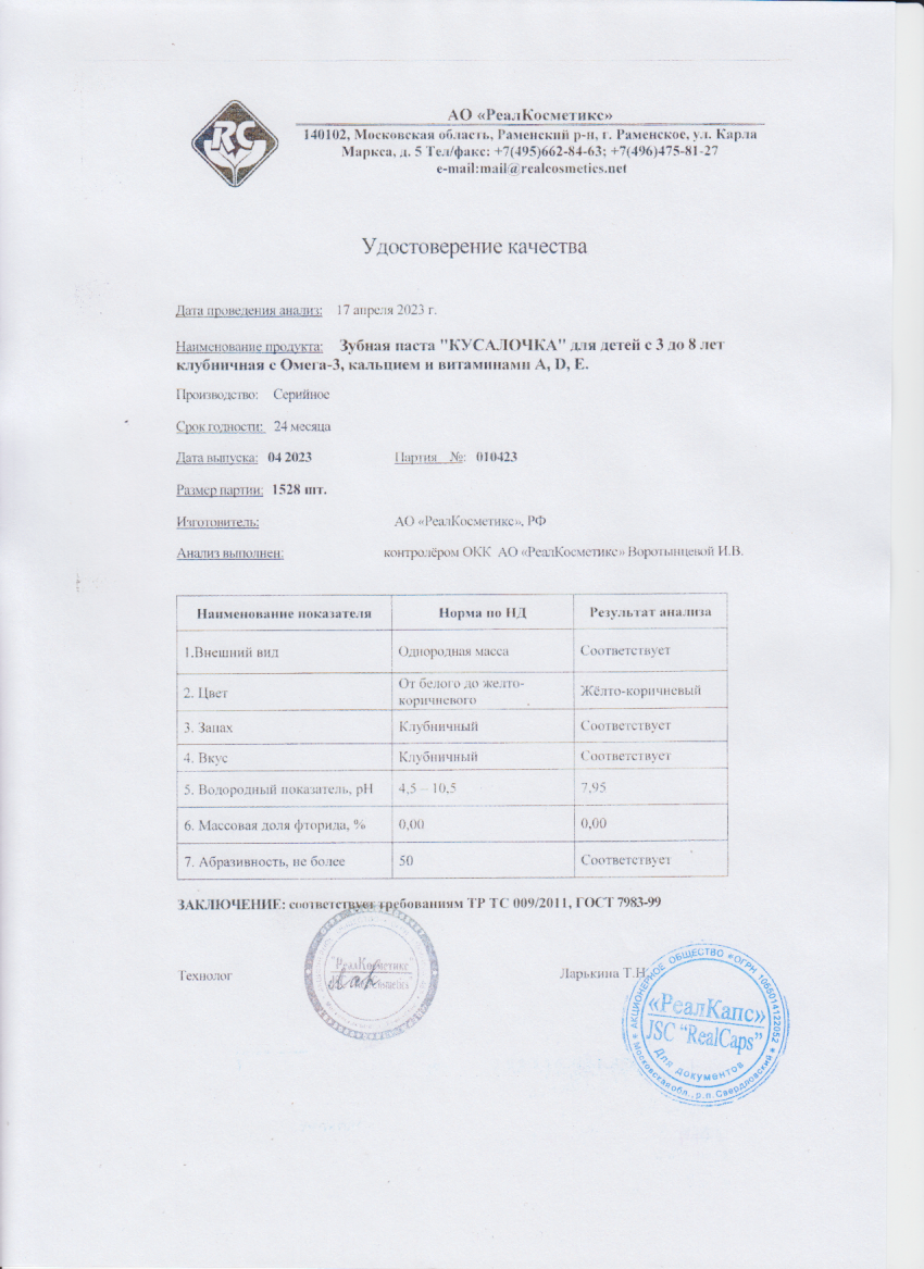 Паспорт №042023